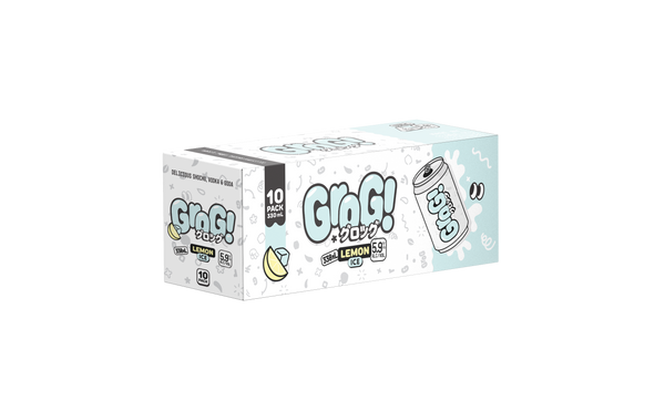 Grog Lemon Ice 5.9% 10 Pack Cans 330ml