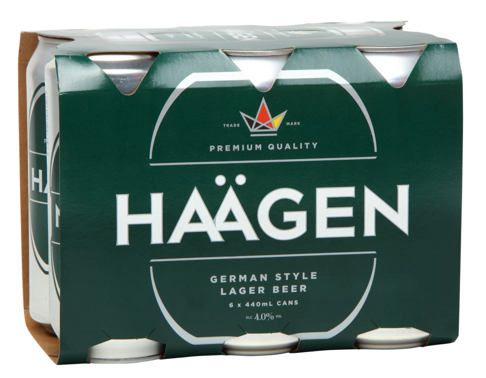 Haagen Lager 6 Pack Cans 440ml