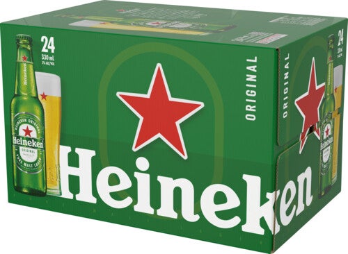 Heineken 24 Pack Bottles 330ml