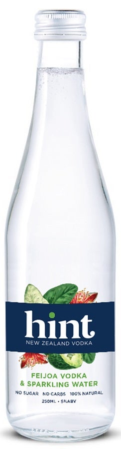 Hint Vodka Feijoa & Sparkling Water 5% 4 Pack Bottles 250ml