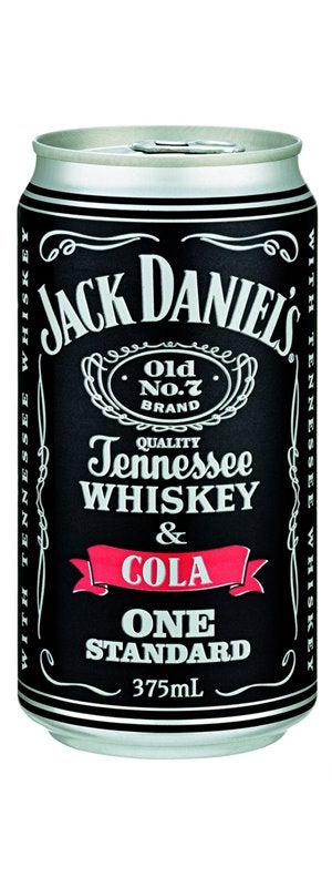 Jack Daniels & Cola One Standard 6 Pack Cans 375ml