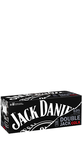 Jack Daniels Double Jack 6.9% 10 Pack Cans 330ml