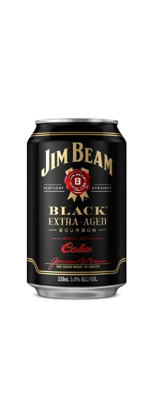 Jim Beam Black & Cola 5% 10 Pack Cans 330ml