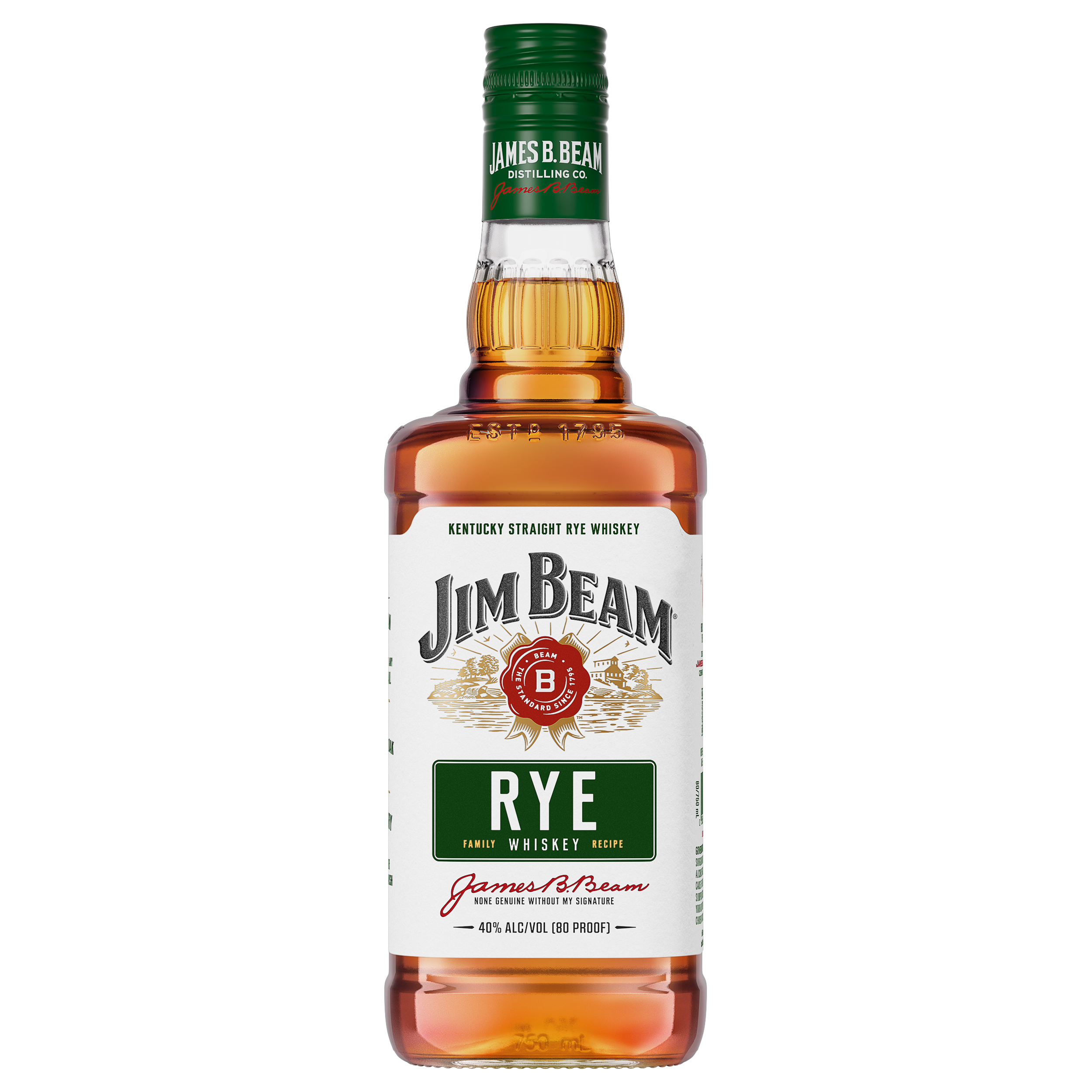 Jim Beam Rye Whiskey 1L