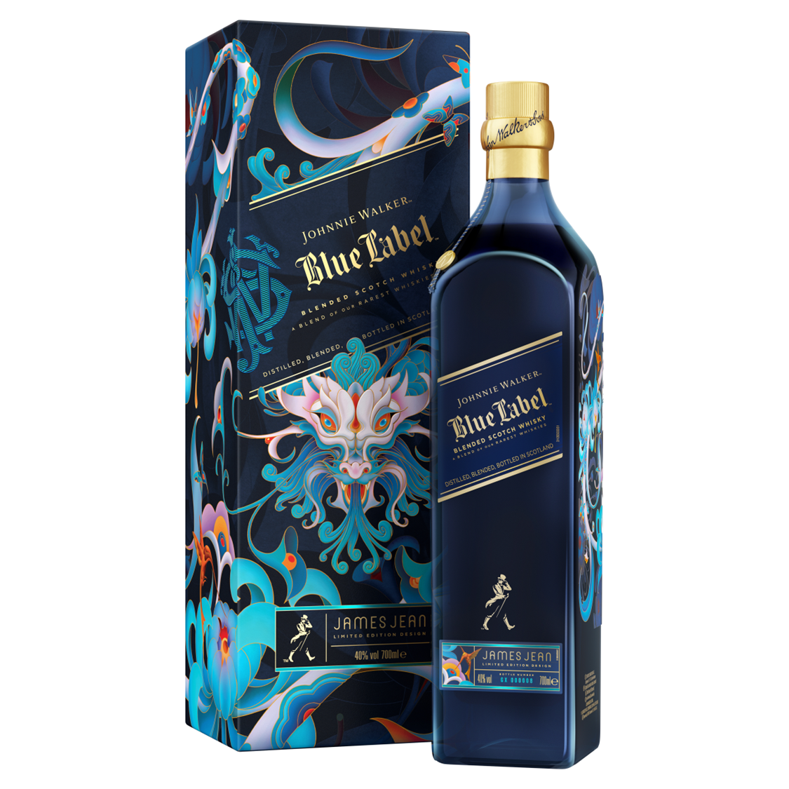 Johnnie Walker Blue CNY Dragon Whisky 750ml