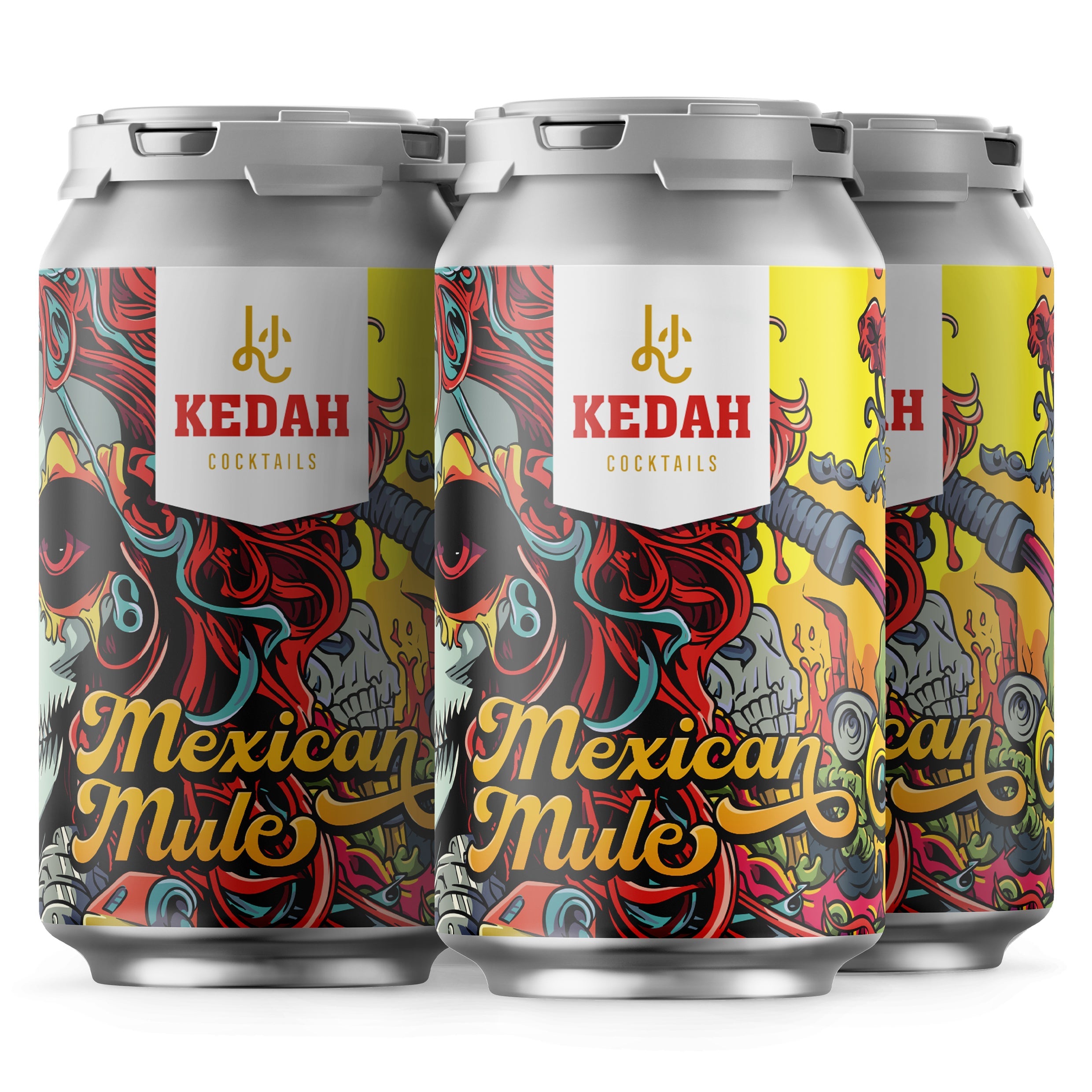 Kedah Cocktails Mexican Mule 5% 4 Pack Cans 330ml