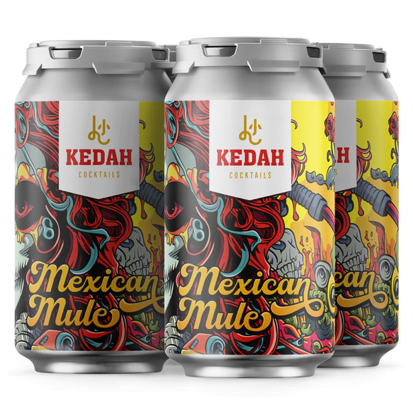Kedah Cocktails Mexican Mule 5% 4 Pack Cans 330ml
