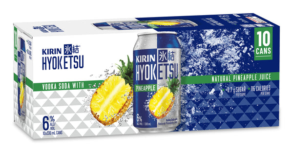 Kirin Hyoketsu Pineapple 6% 10 Pack Cans 330ml