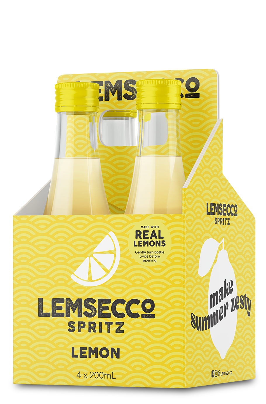 Lemsecco Lemon Spritz 4 Pack Bottles 200ml