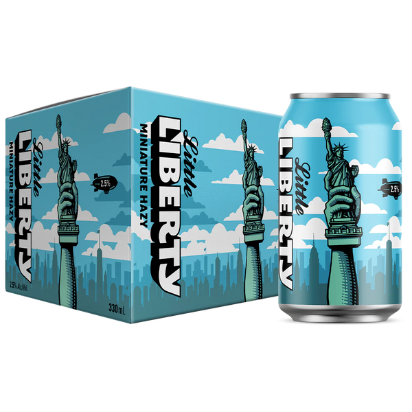 Liberty Little Liberty Miniature Hazy Pale Ale 6 Pack Cans 330ml