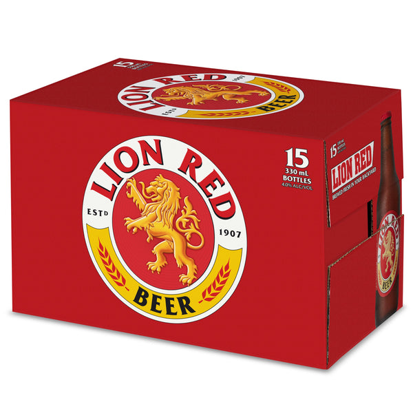 Lion Red 15 Pack Bottles 330ml