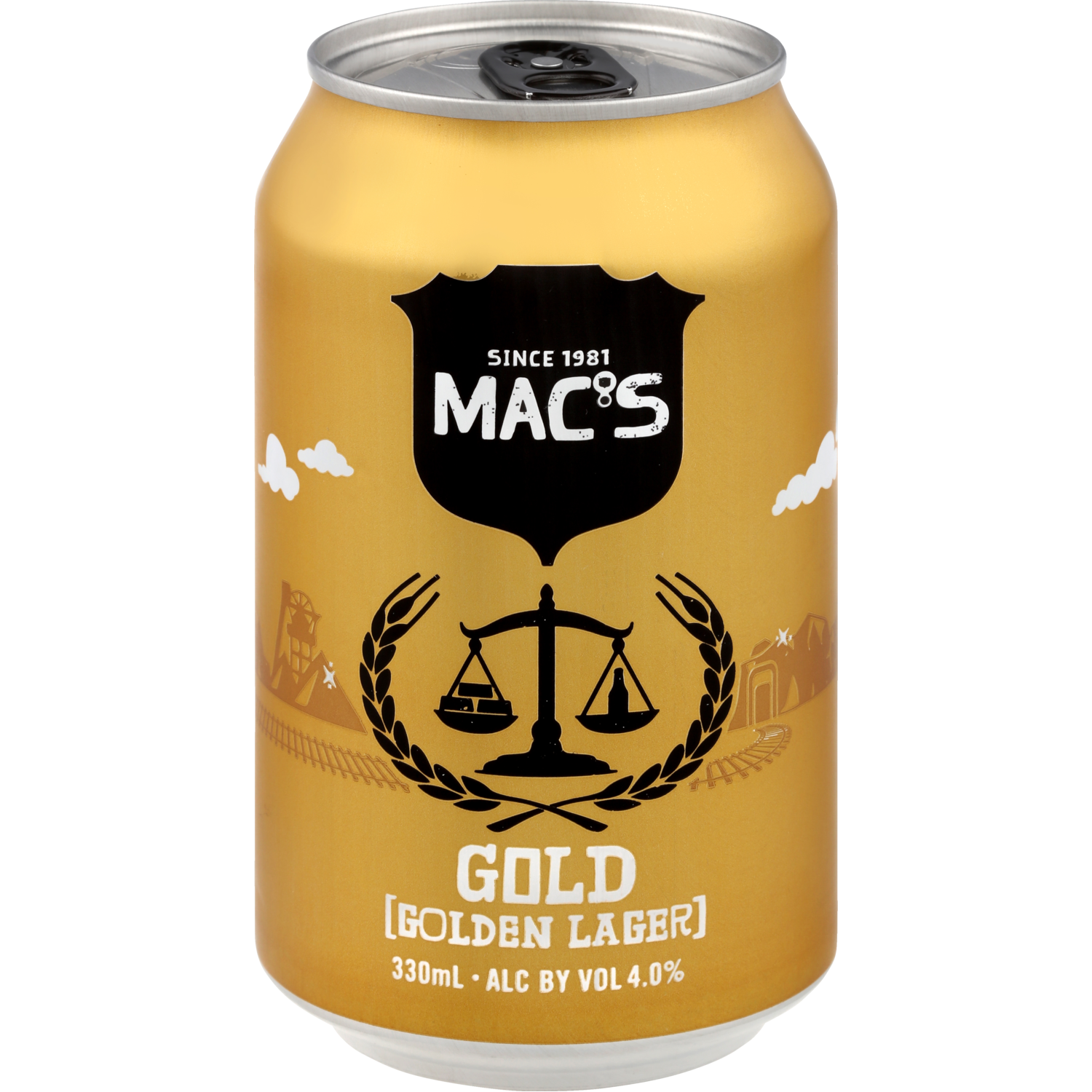 Macs Gold Lager 6 Pack Cans 330ml