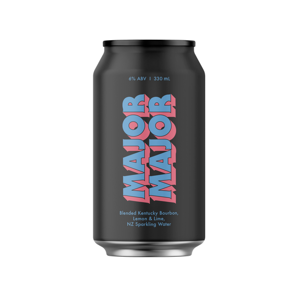 Major Major Bourbon & Lime 6% 10 Pack Cans 320ml