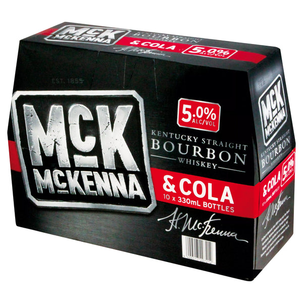 McKenna & Cola 5% 10 Pack Bottles 330ml