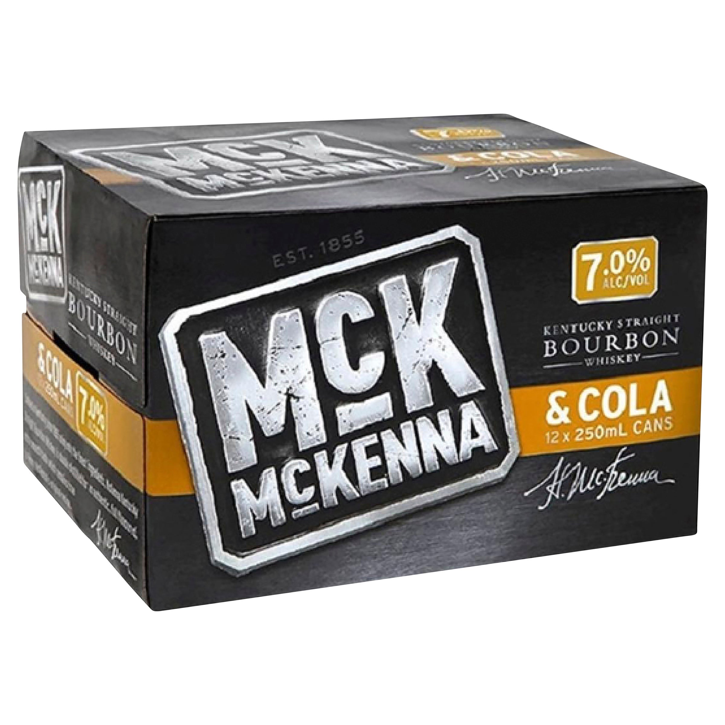 McKenna & Cola 7% 12 Pack Cans 250ml