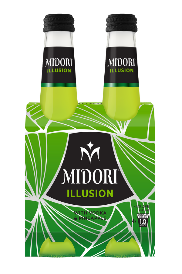 Midori Illusion 4 Pack Bottles 275ml