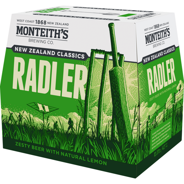 Monteiths Classics Radler 12 Pack Bottles 330ml