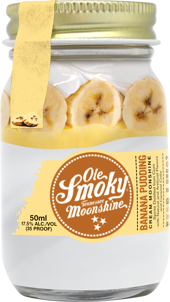 Ole Smoky Banana Pudding Cream Moonshine Mini 50ml