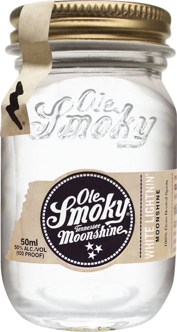 Ole Smoky White Lightnin Moonshine Mini 50ml