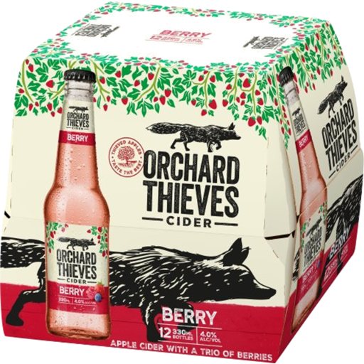 Orchard Thieves Berry 12 Pack Bottles 330ml