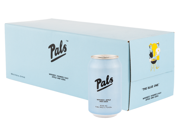 Pals American Whiskey Apple & Soda 5.8% 10 Pack Cans 330ml