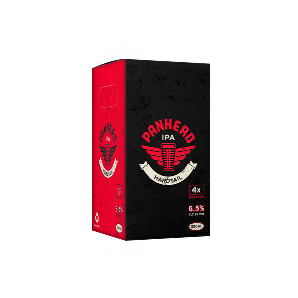 Panhead Hardtail IPA 4 Pack Bottles 330ml