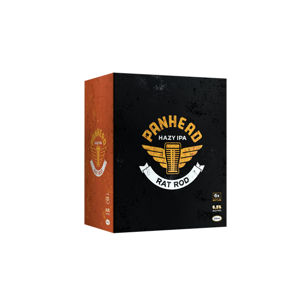 Panhead Rat Rod Hazy IPA 6 Pack Bottles 330ml