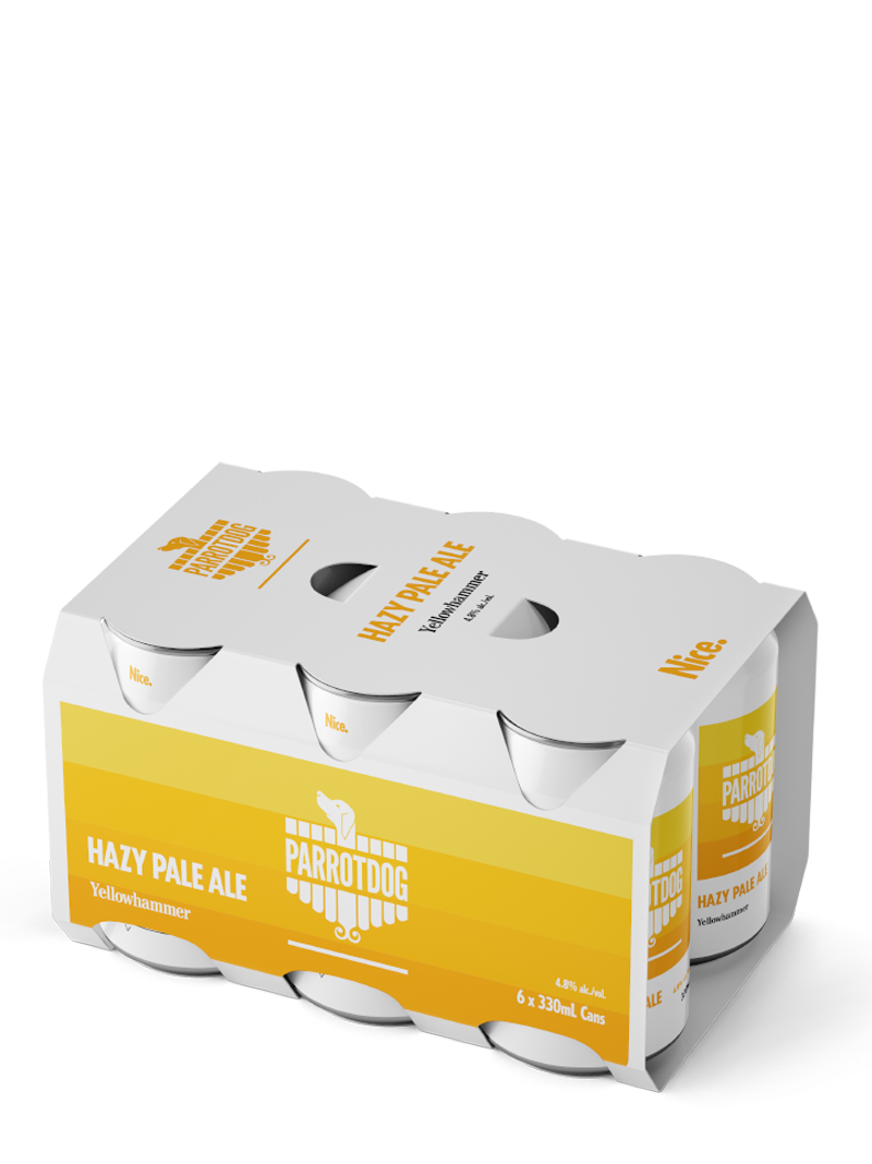 Parrotdog Yellowhammer Hazy Pale Ale 6 Pack Cans 330ml