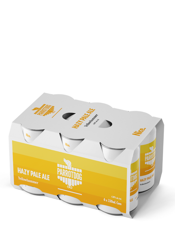 Parrotdog Yellowhammer Hazy Pale Ale 6 Pack Cans 330ml