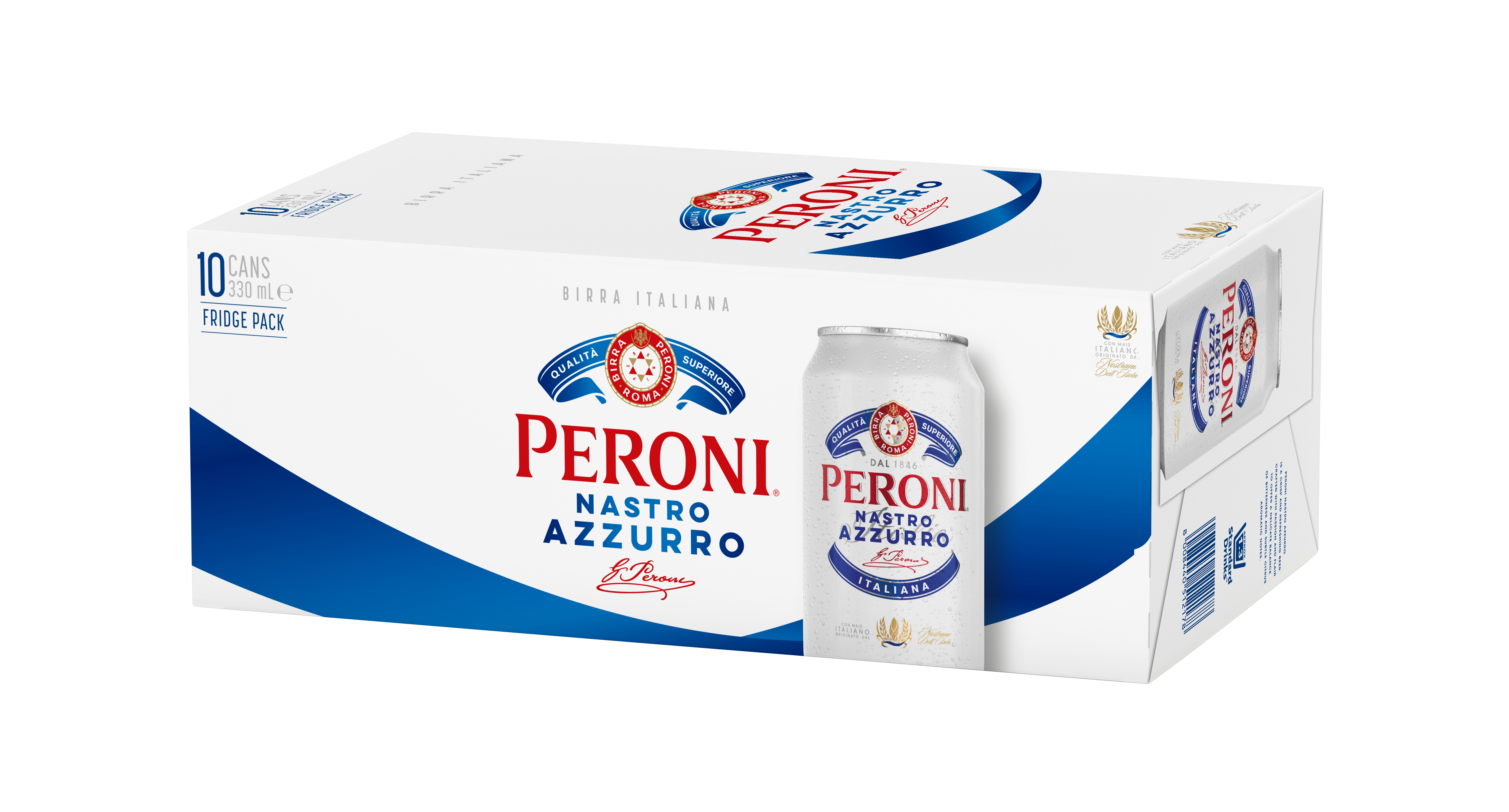 Peroni Nastro Azzurro 10 Pack Cans 330ml