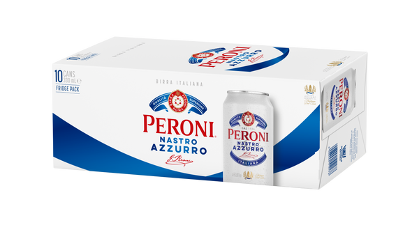 Peroni Nastro Azzurro 10 Pack Cans 330ml