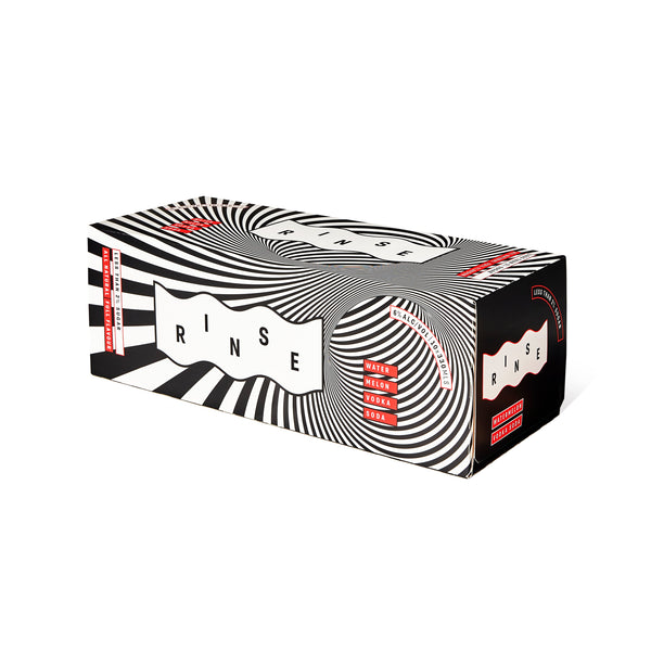 Rinse Vodka Soda Watermelon 6% 10 Pack Cans 330ml