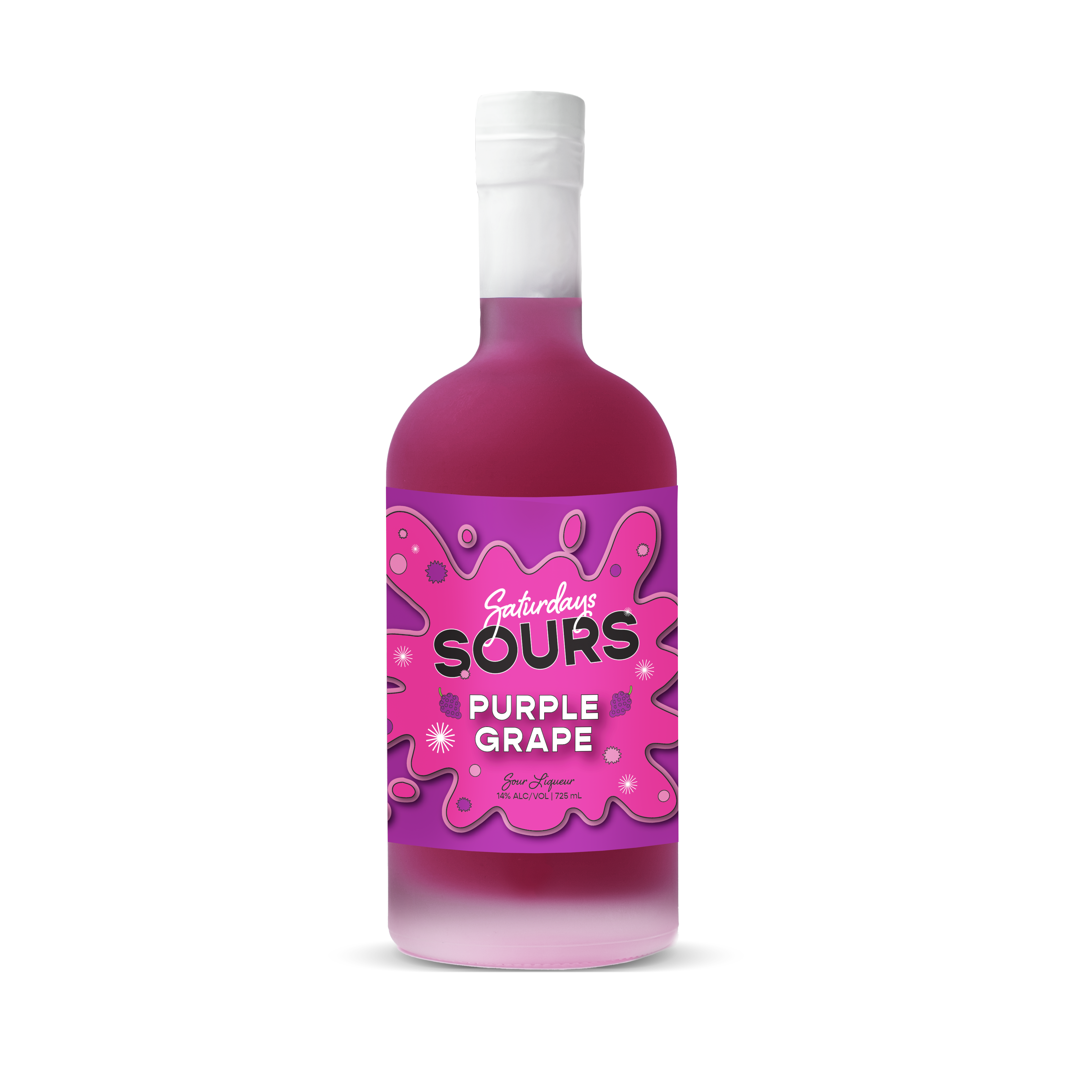 Saturdays Sours Purple Grape 725ml