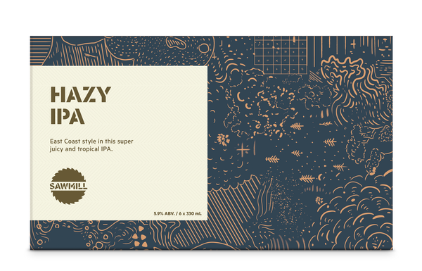 Sawmill Hazy IPA 6 Pack Cans 330ml