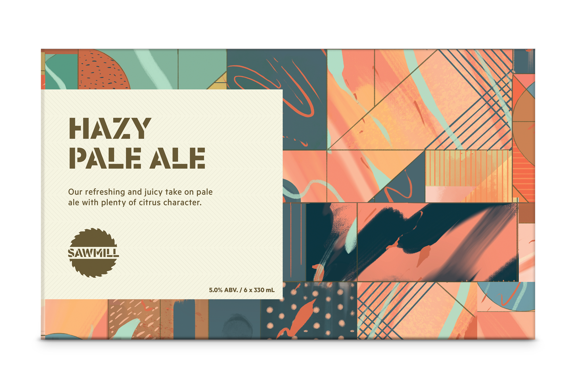 Sawmill Hazy Pale Ale 6 Pack Cans 330ml