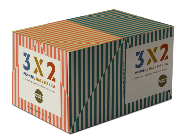 Sawmill Mixed Three by Two 6 Pack Cans 330ml