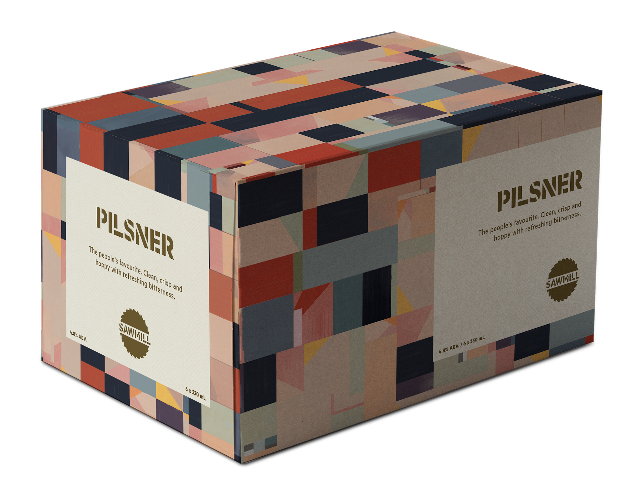 Sawmill Pilsner 6 Pack Cans 330ml