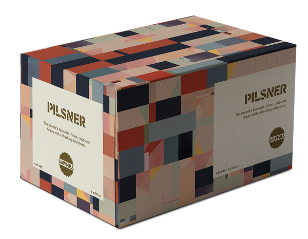 Sawmill Pilsner 6 Pack Cans 330ml