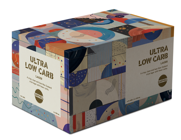 Sawmill Ultra Low Carb Lager 6 Pack Cans 330ml