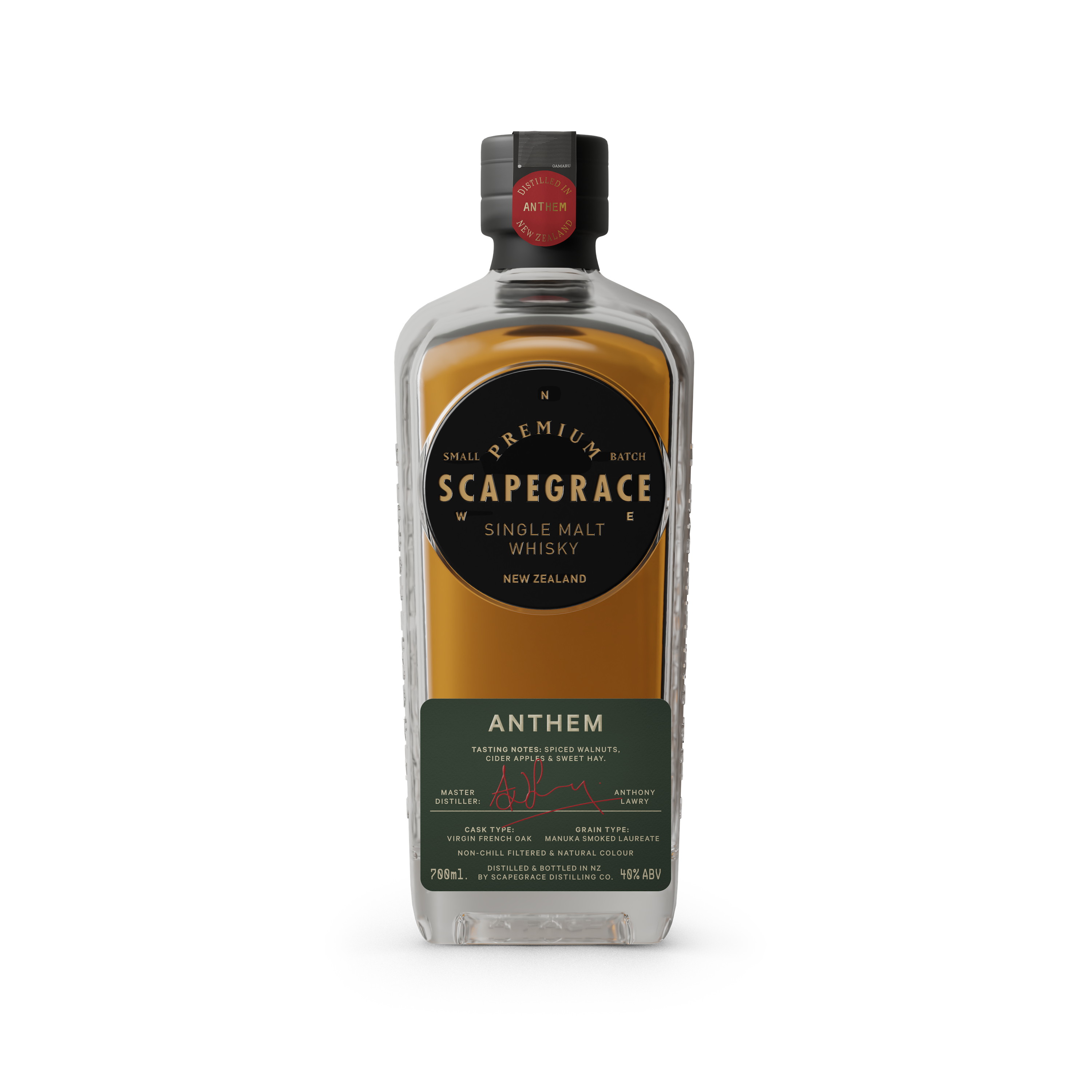 Scapegrace Anthem New Zealand Single Malt Whisky 700ml