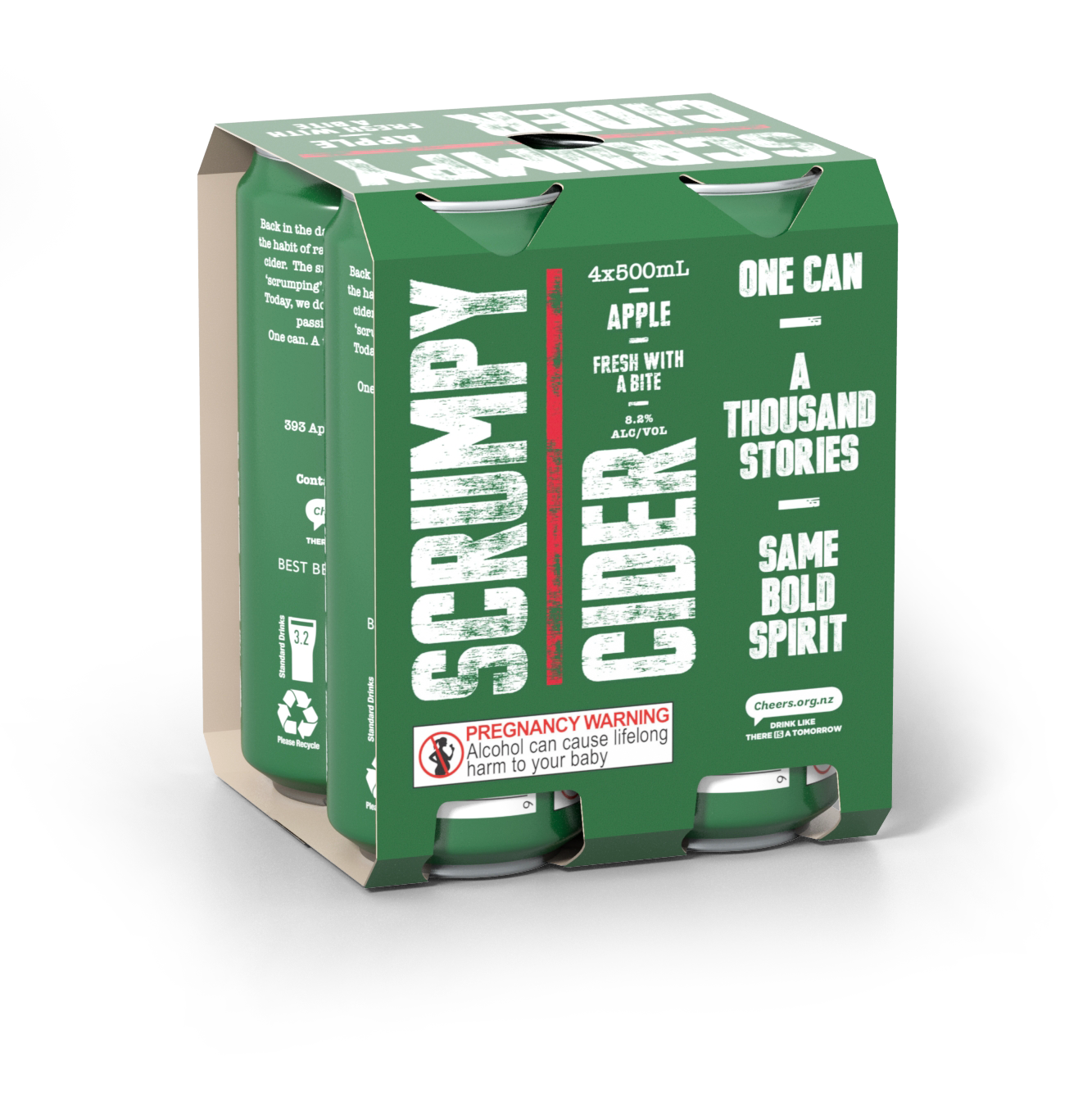 Scrumpy Apple Cider 4 Pack Cans 500ml