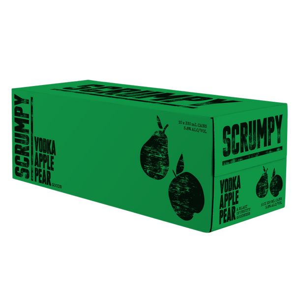 Scrumpy Apple & Pear Vodka 5.8% 10 Pack Cans 330ml