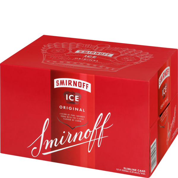 Smirnoff Ice Original 5% 12 Pack Cans 250ml