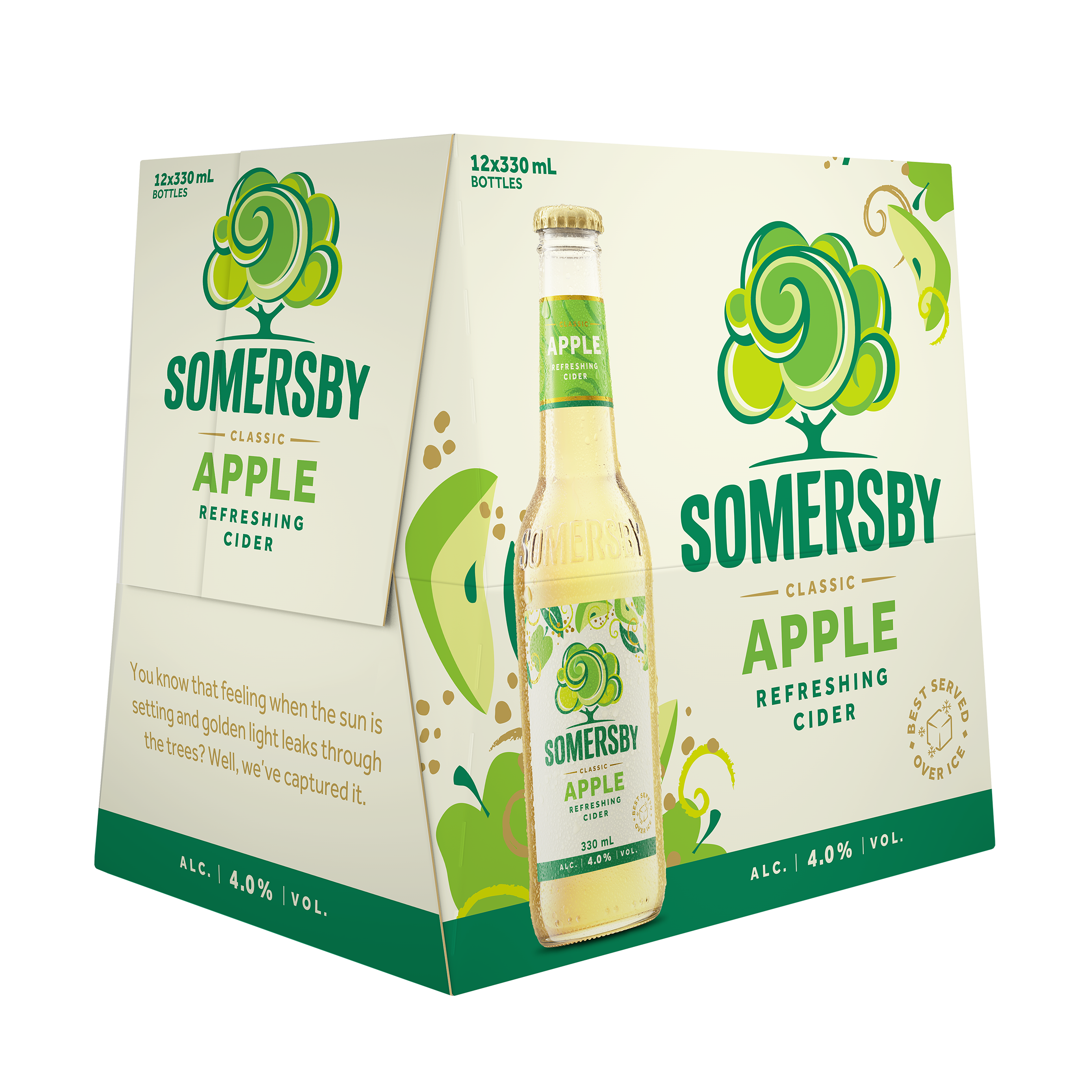 Somersby Apple Cider 12 Pack Bottles 330ml