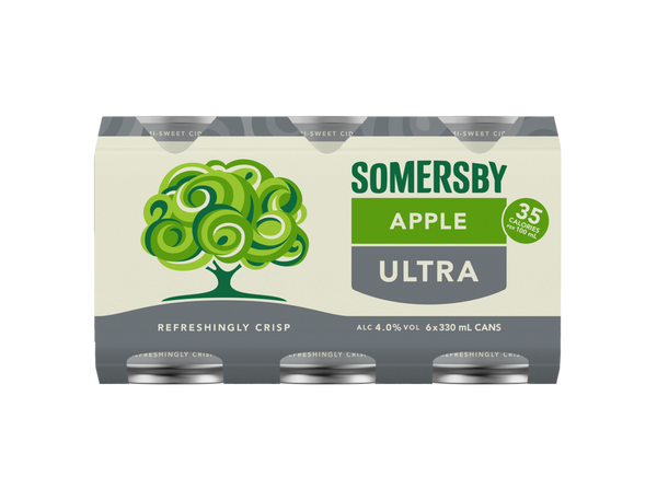 Somersby Ultra Apple 6 Pack Cans 330ml