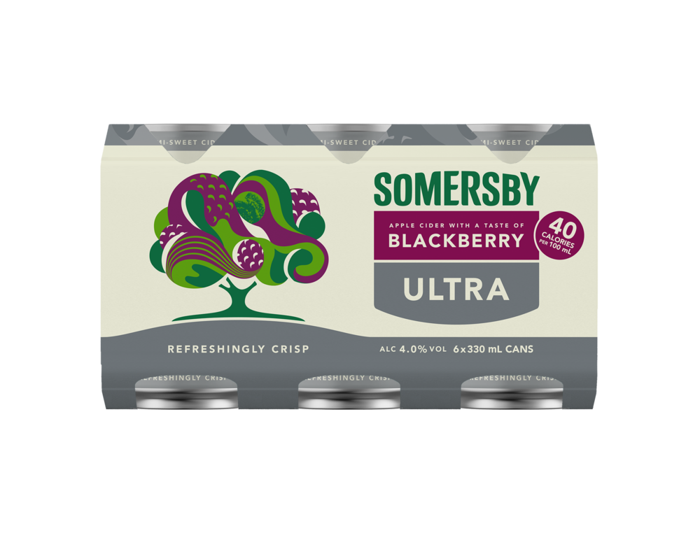 Somersby Ultra Blackberry 6 Pack Cans 330ml