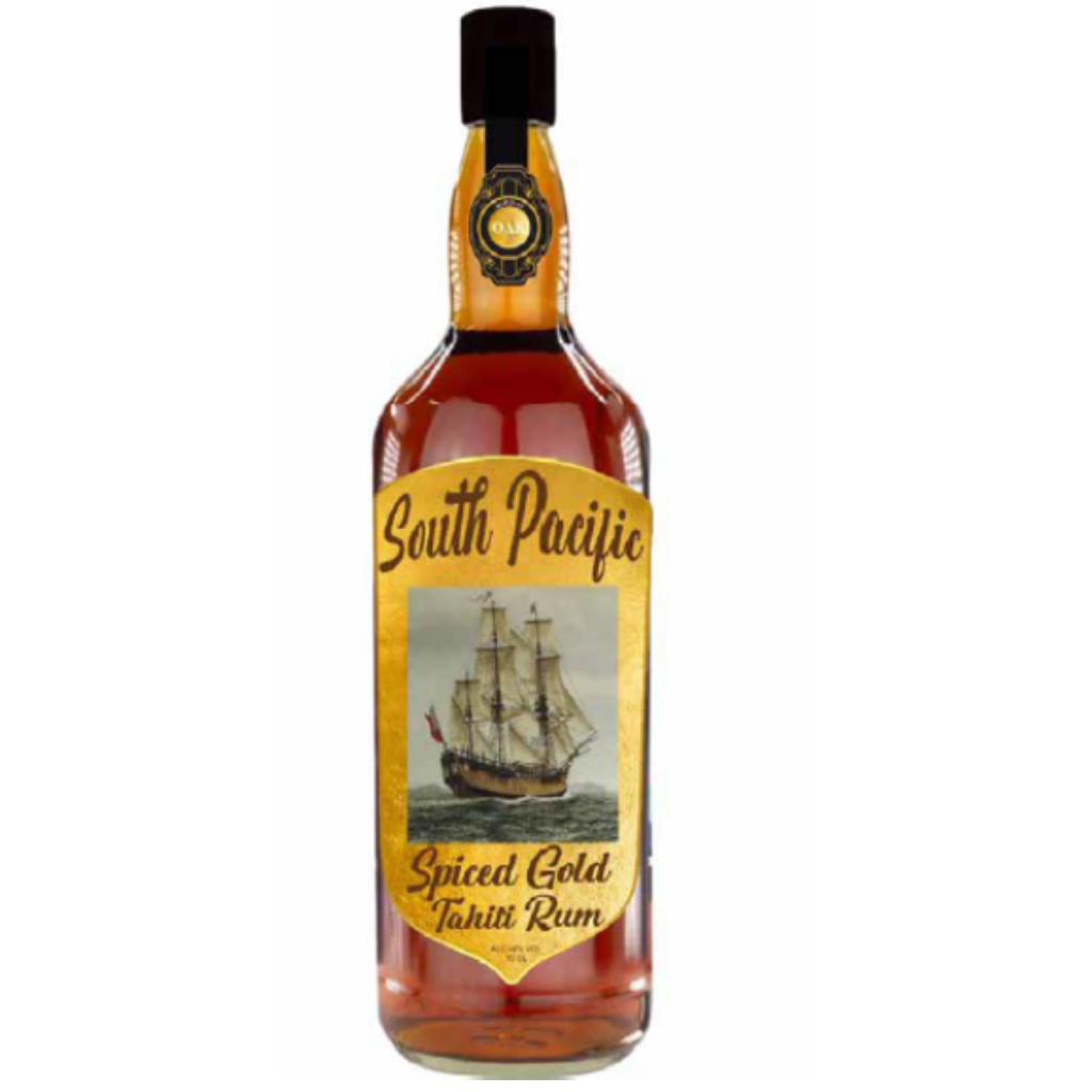 South Pacific Spiced Gold Tahiti Rum 1Lt