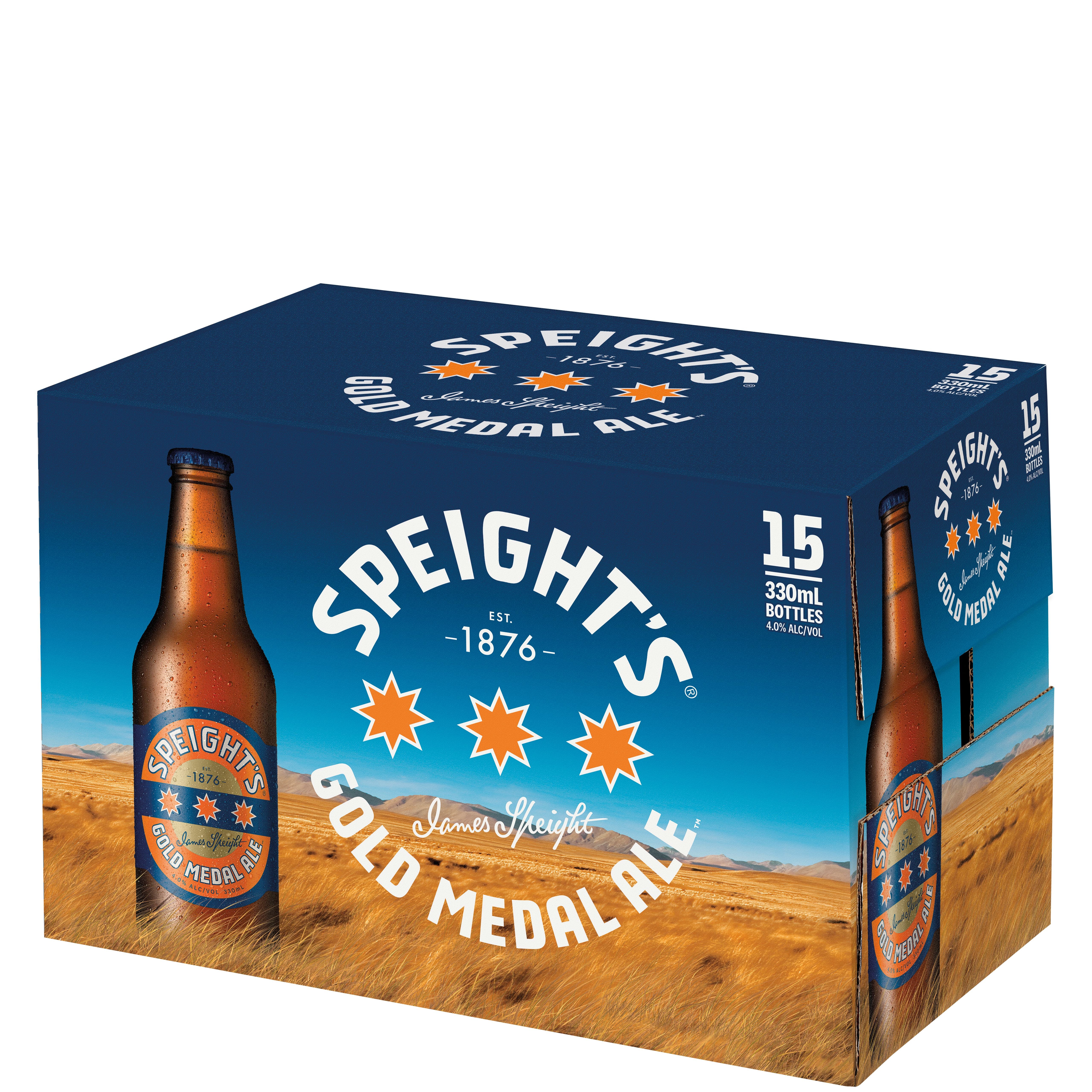 Speight's Gold Medal Ale 15 Pack Bottles 330ml