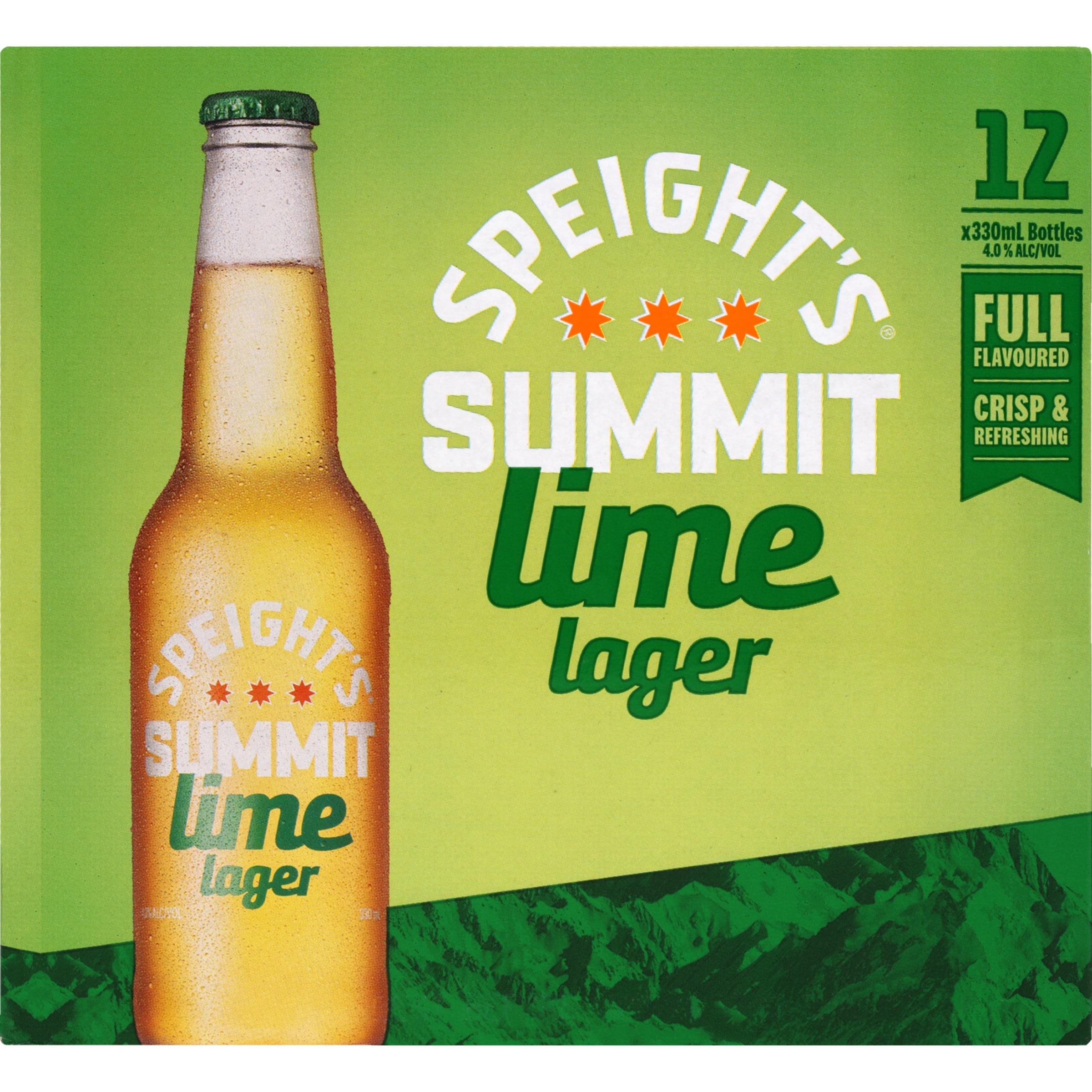 Speights Summit Lime 12 Pack Bottles 330ml