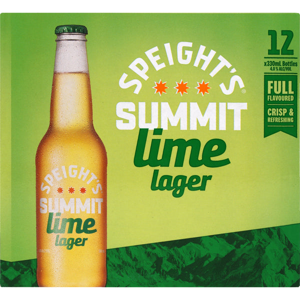 Speights Summit Lime 12 Pack Bottles 330ml